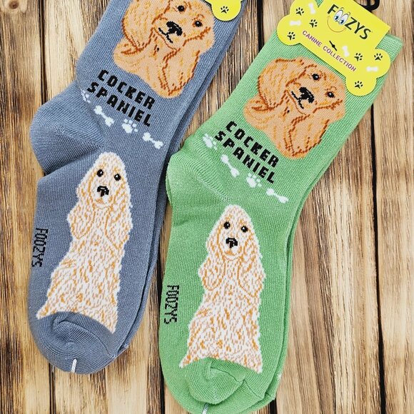 Canine Foozys Socks - Cocker Spaniel - Picture 2 of 2